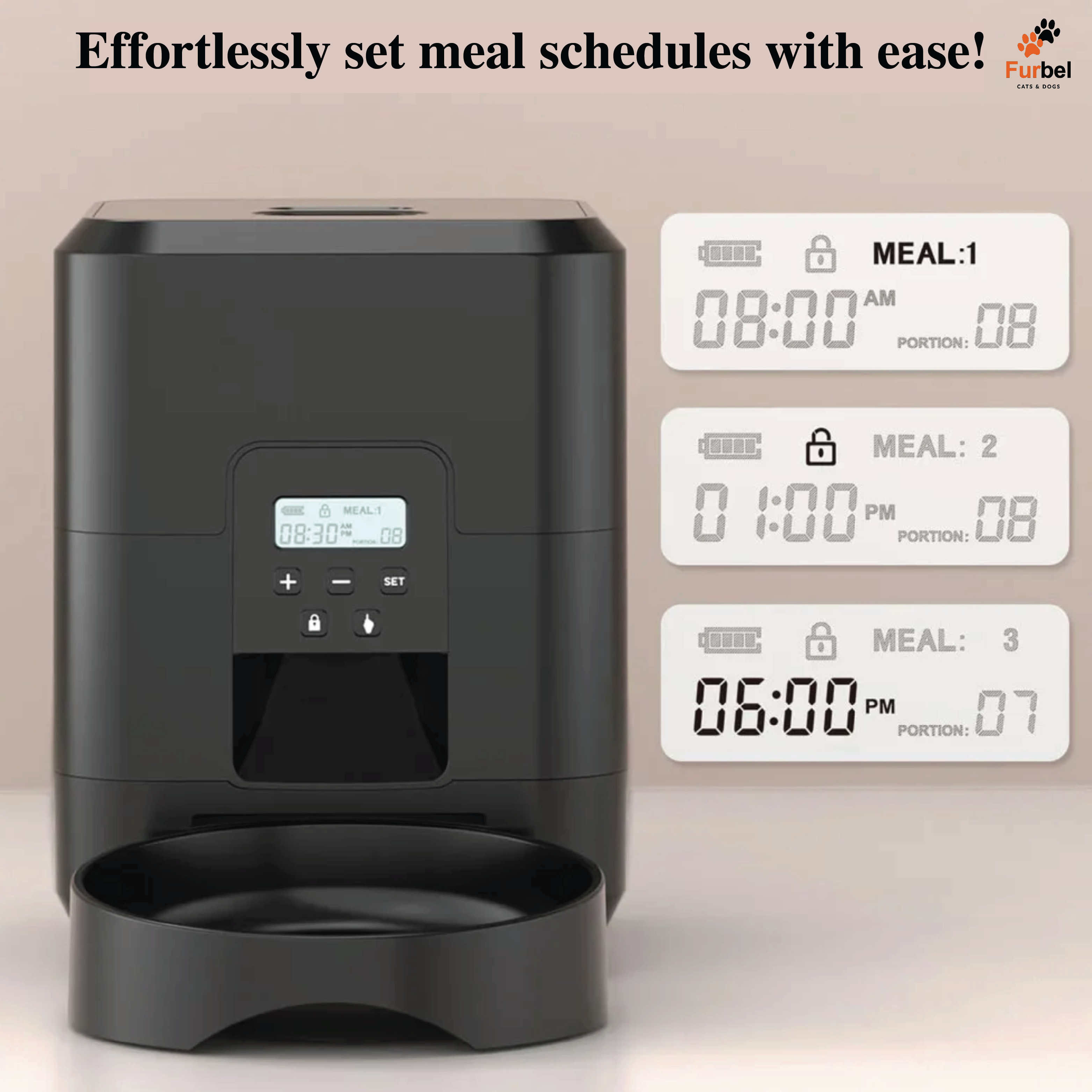 Automatic Pet Feeder For Cats And Dogs