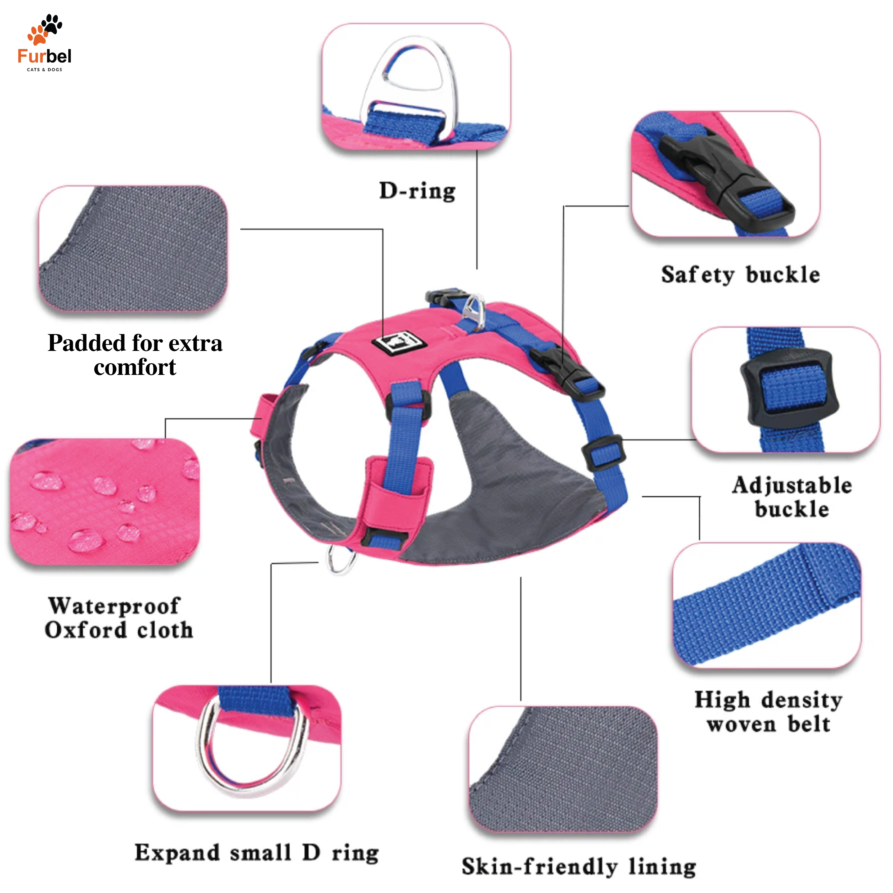 Waterproof Harness For Dogs