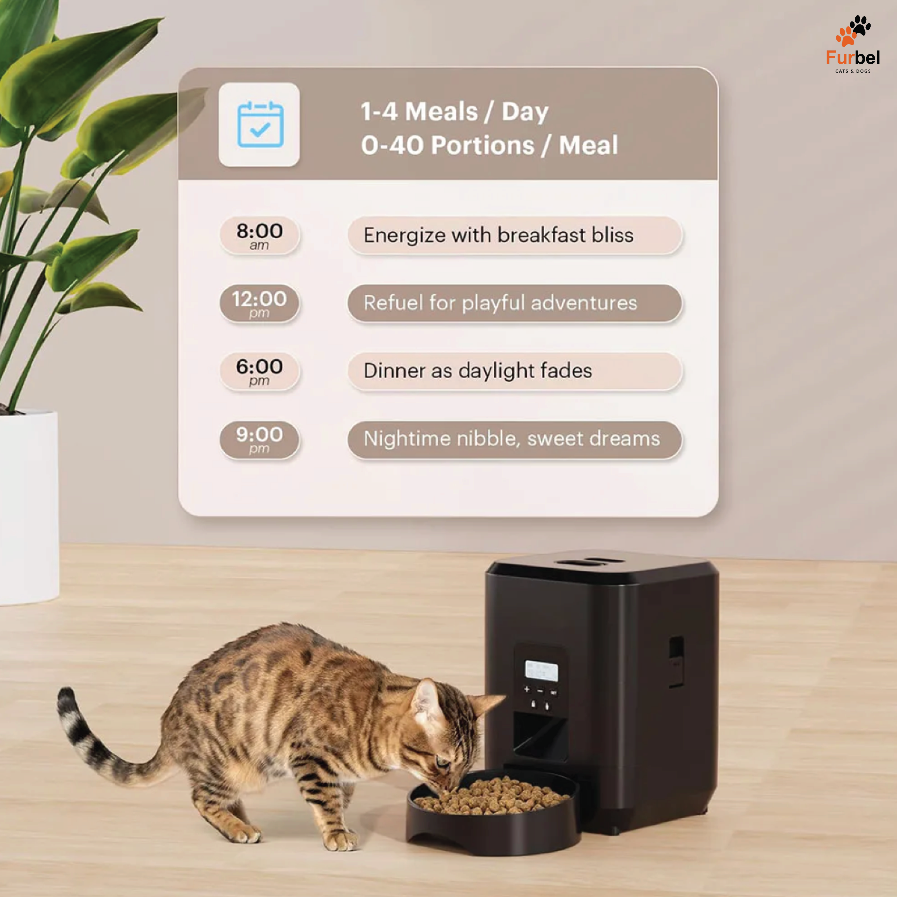 Automatic Pet Feeder For Cats And Dogs