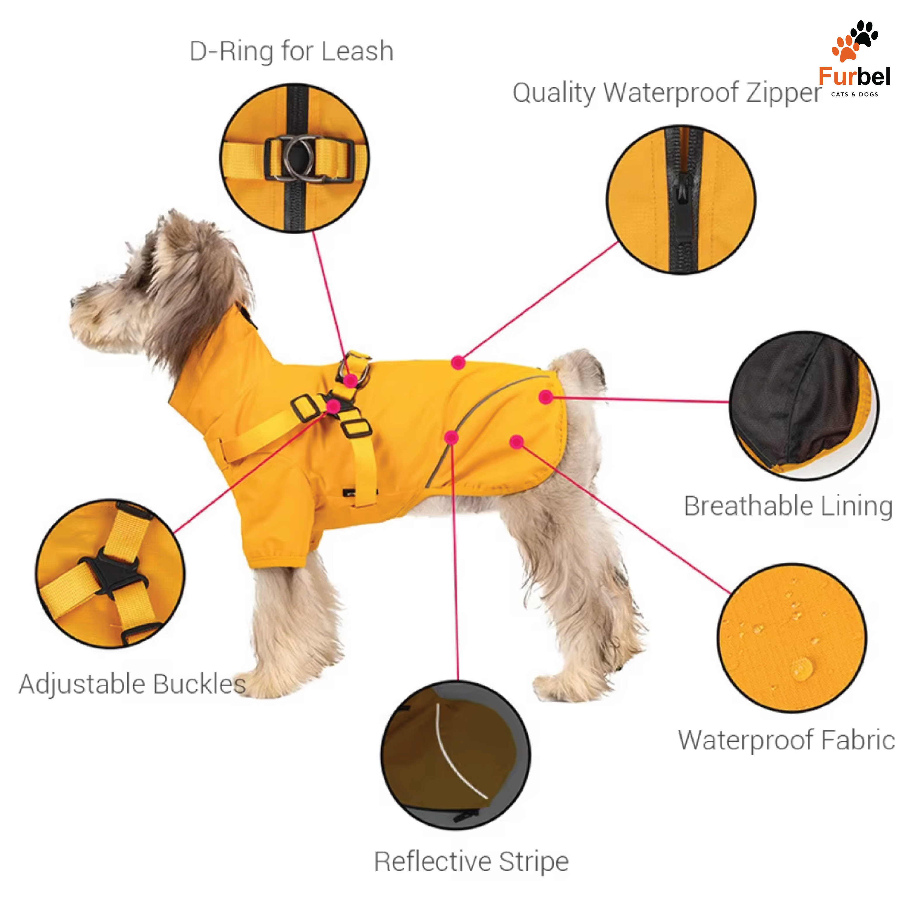 Waterproof Jacket For Dogs