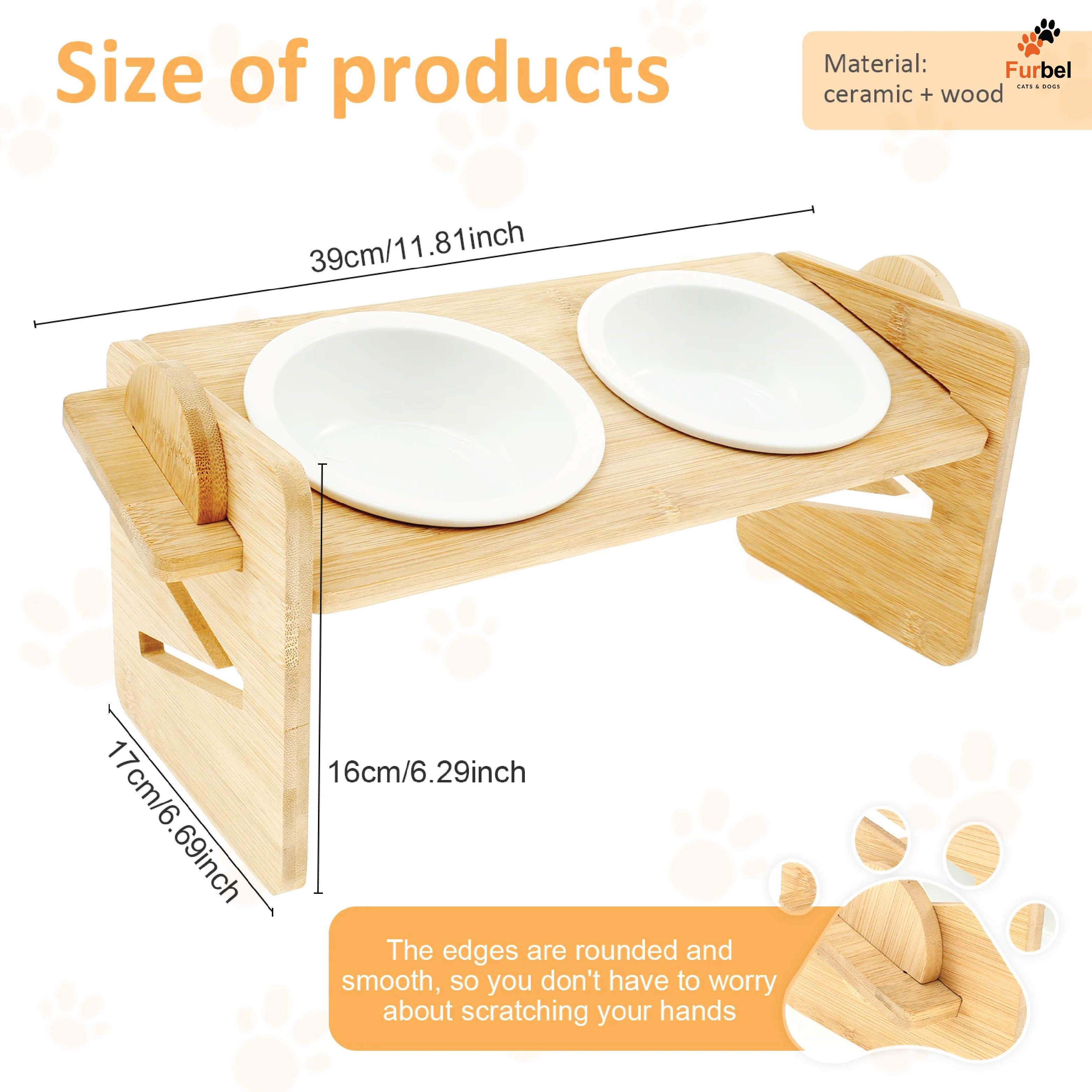 Adjustable Elevated Bowls For Cats And Dogs