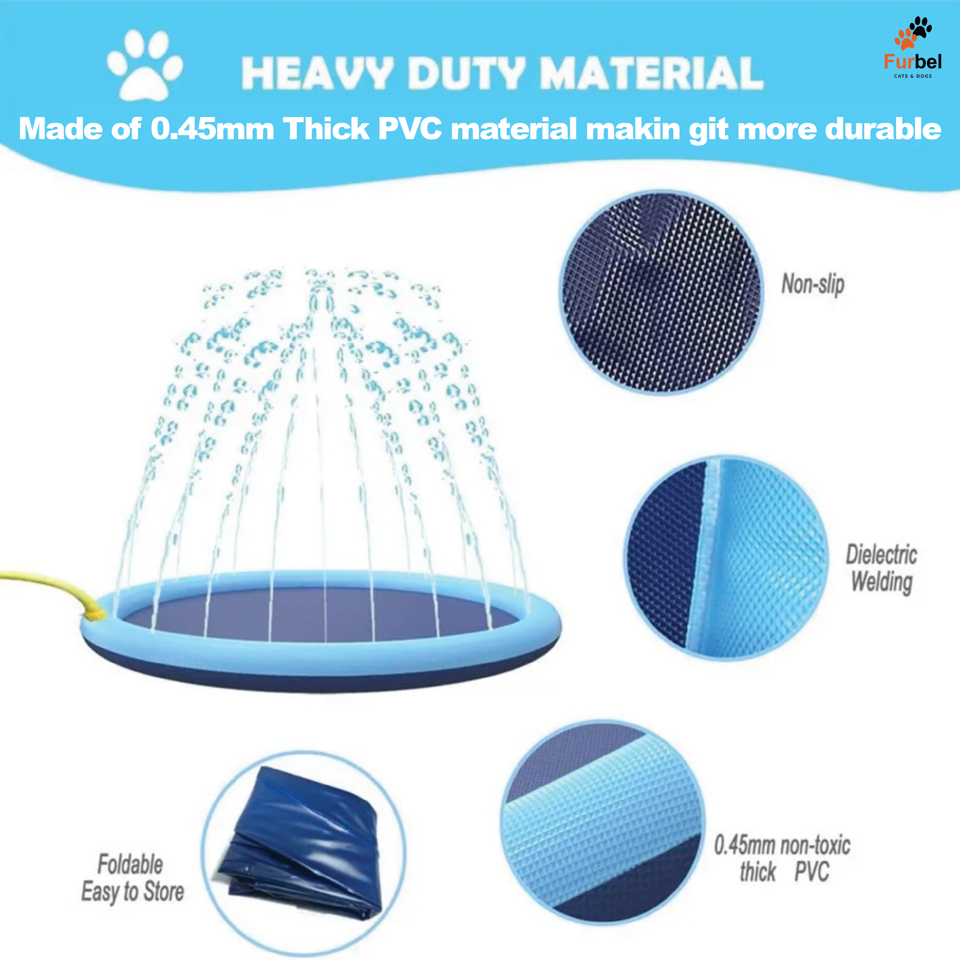 Inflatable Cooling Pool For All Pets