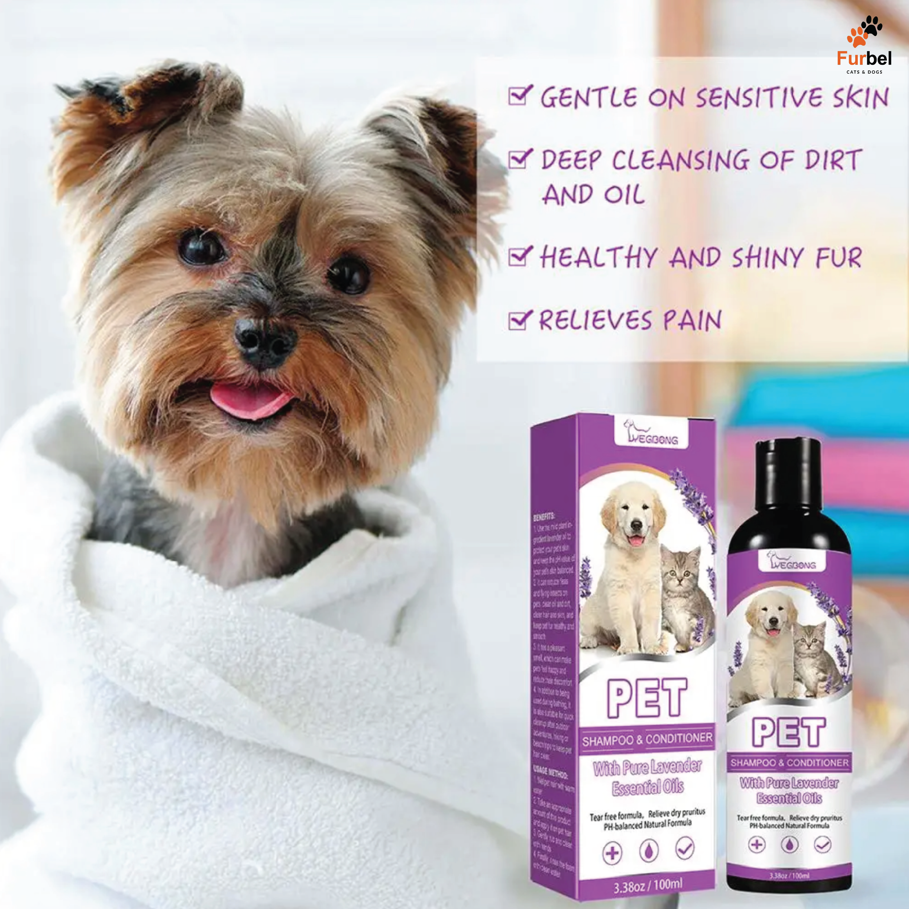 Grooming Shampoo For Puppies And Kittens