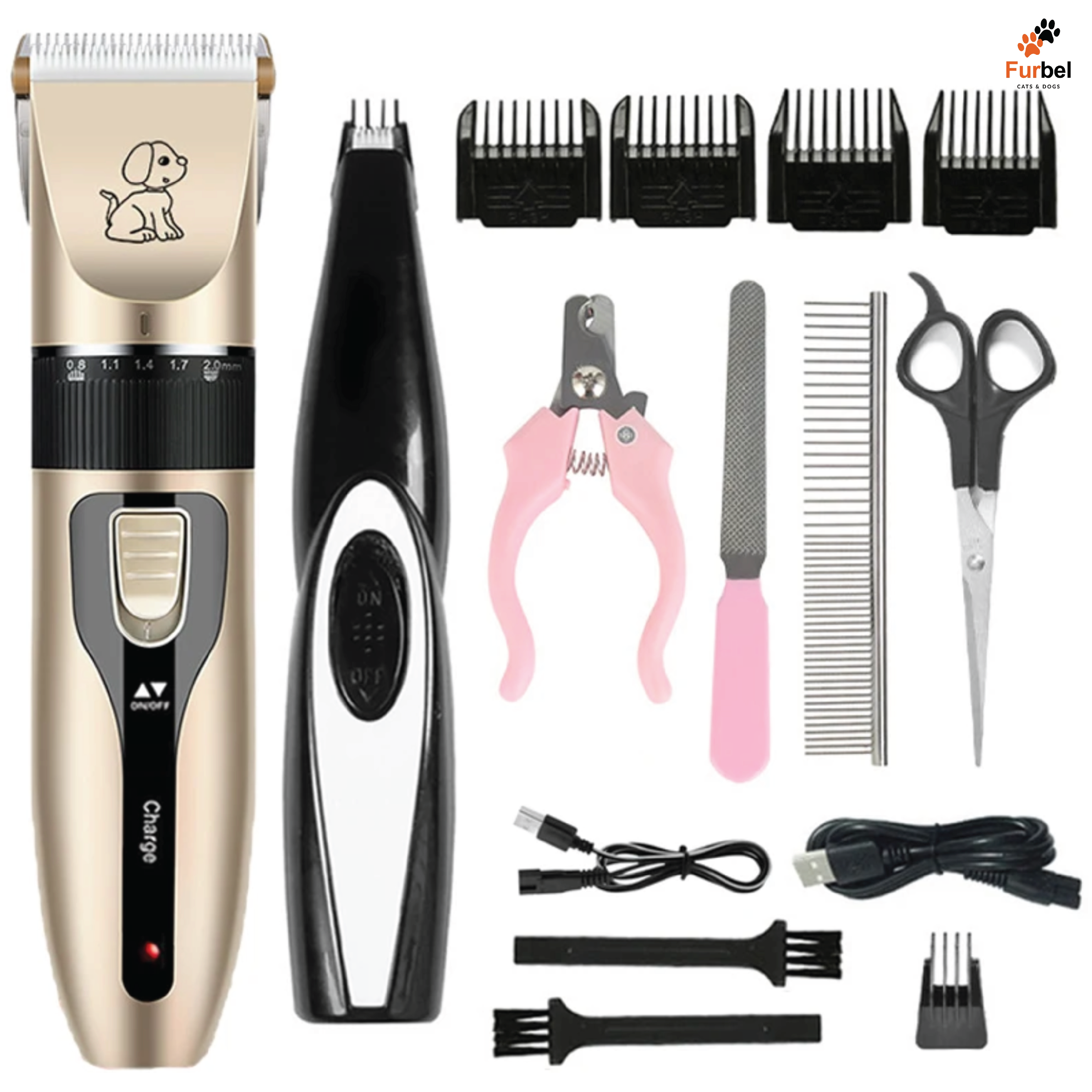 Pet Clipper Kit For Cats And Dogs