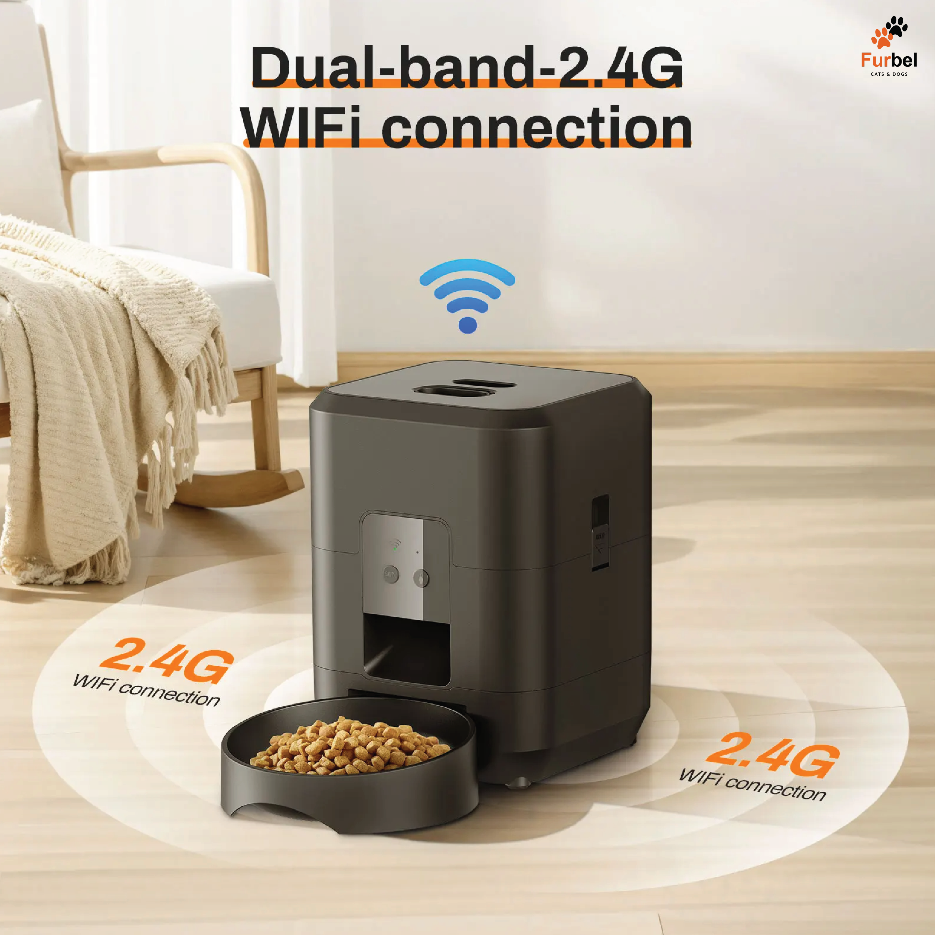 Automatic Pet Feeder For Cats And Dogs