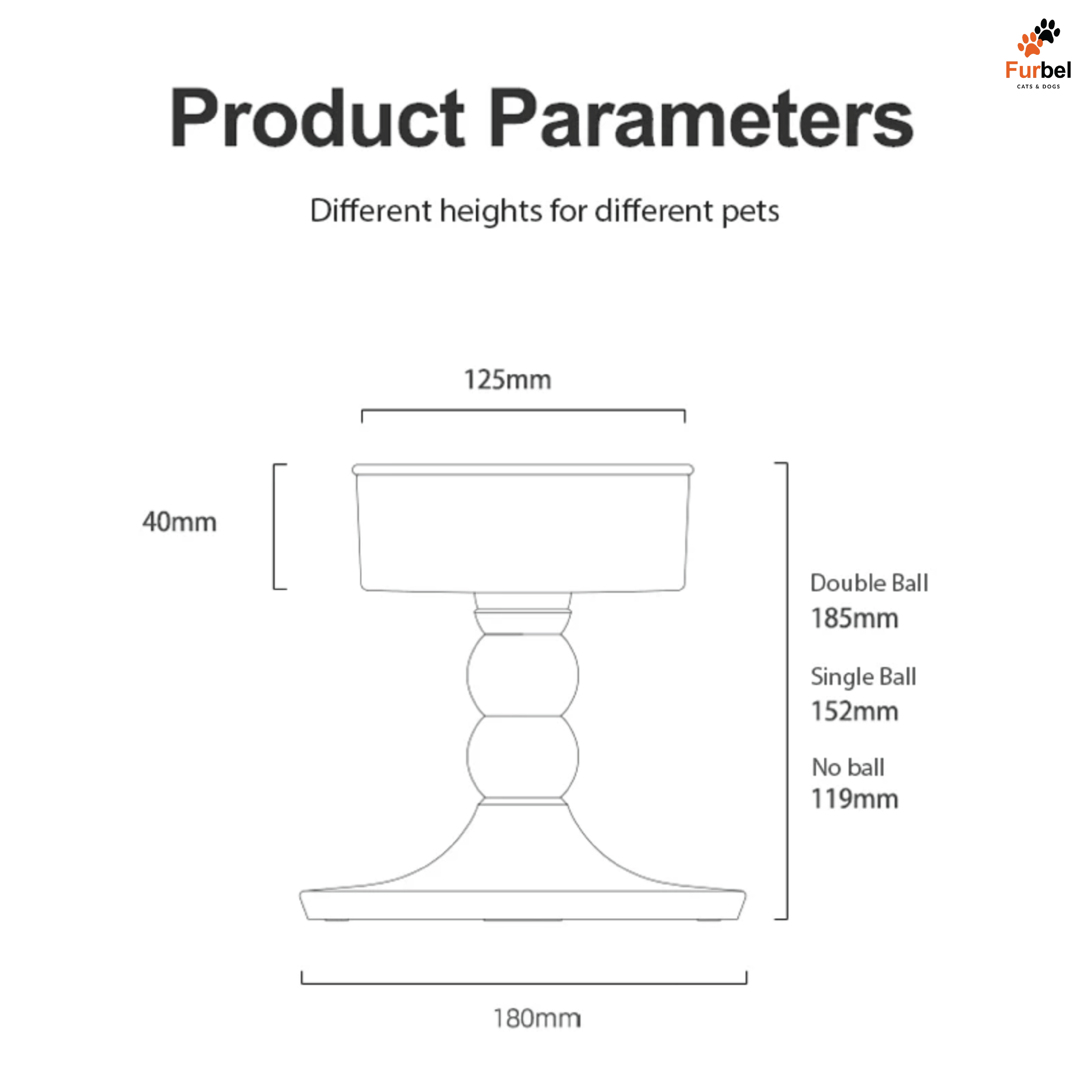 Elevated Ceramic Bowl For Cats And Dogs
