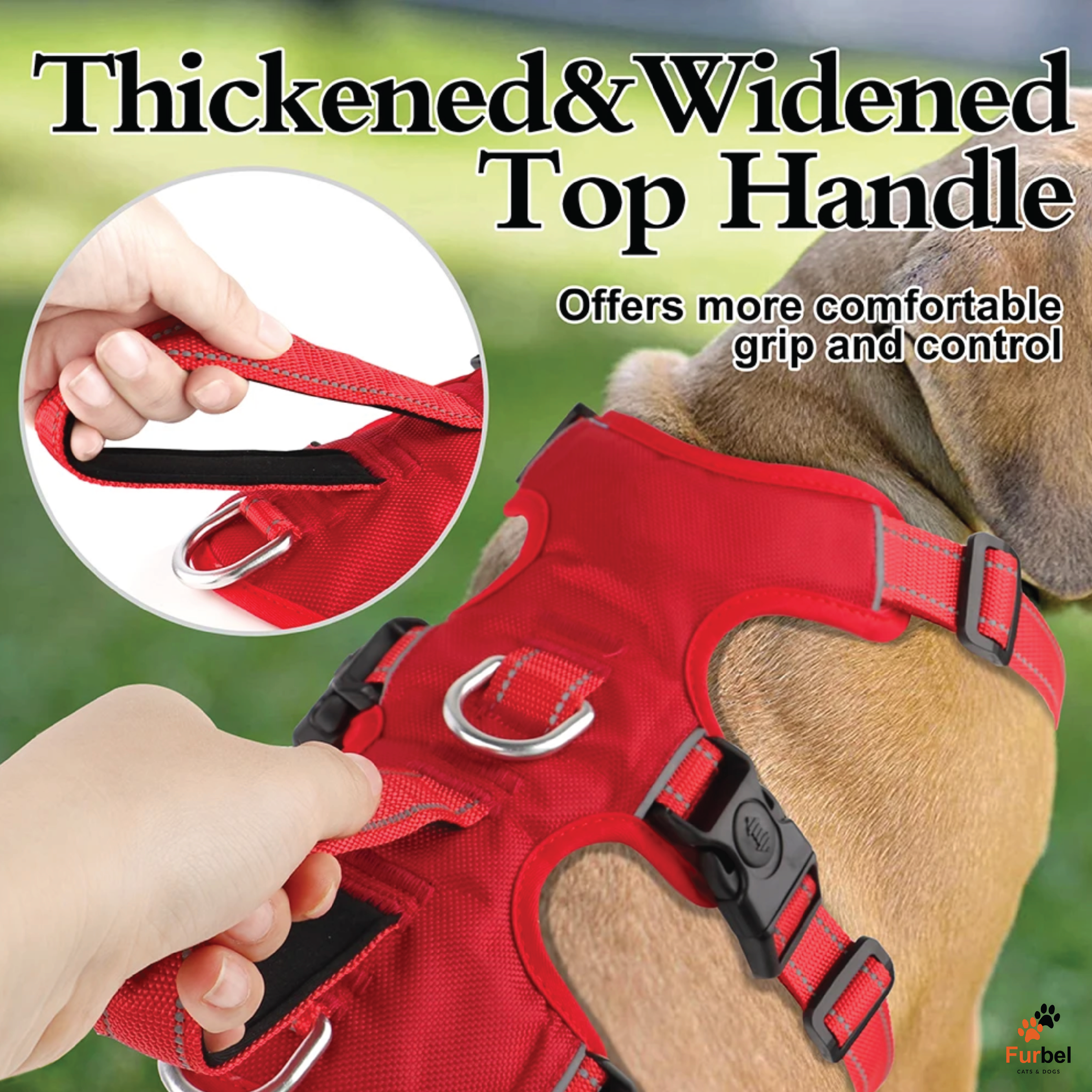 Waterproof Reflective Harness For Dogs