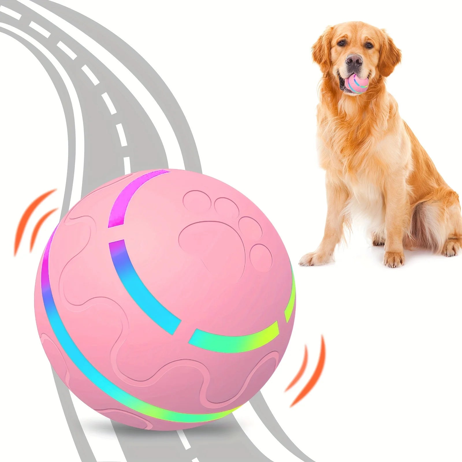 Interactive LED Ball For Dogs And Cats