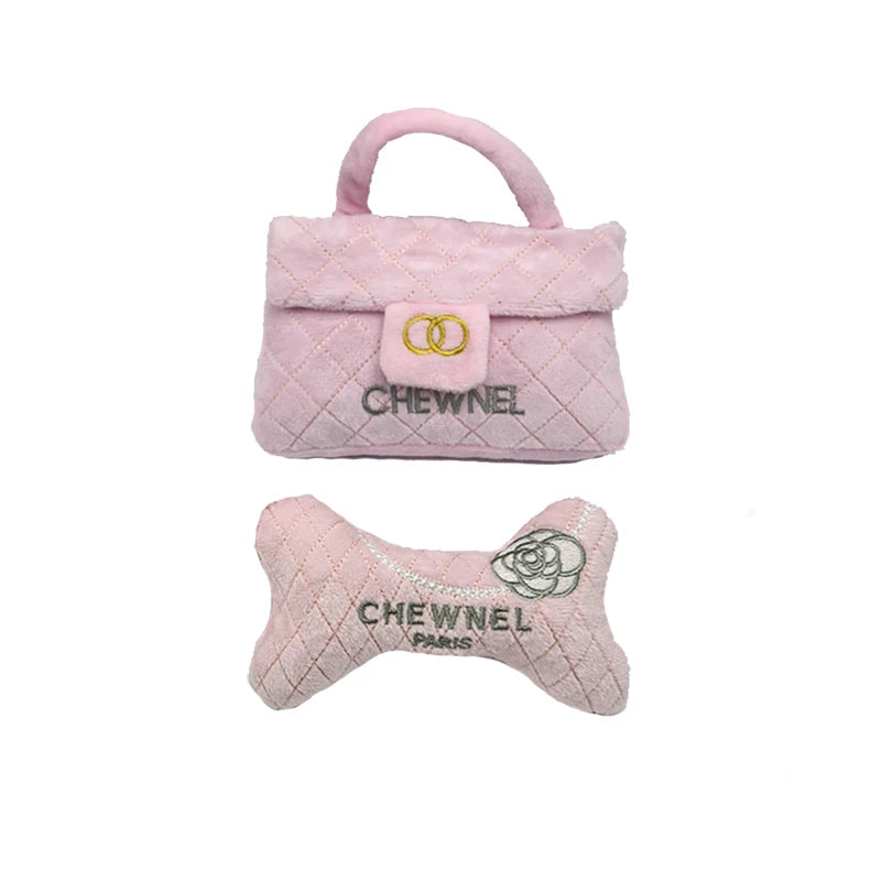 Plush Designer Squeaky Toy for Cats and Dogs