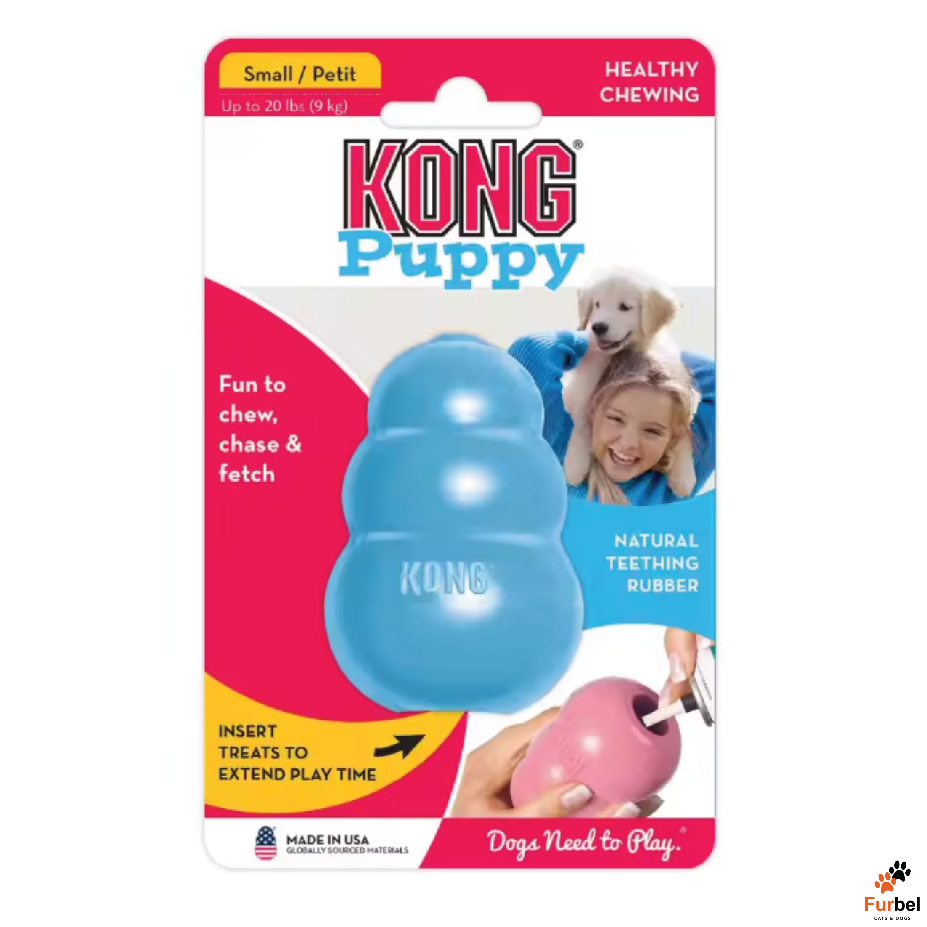 Kong Puppy Chew Treat Toy (All Sizes)